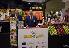 Marcin Stasiak and Lukasz Lapacz from the Polish apple exporters SunSad.